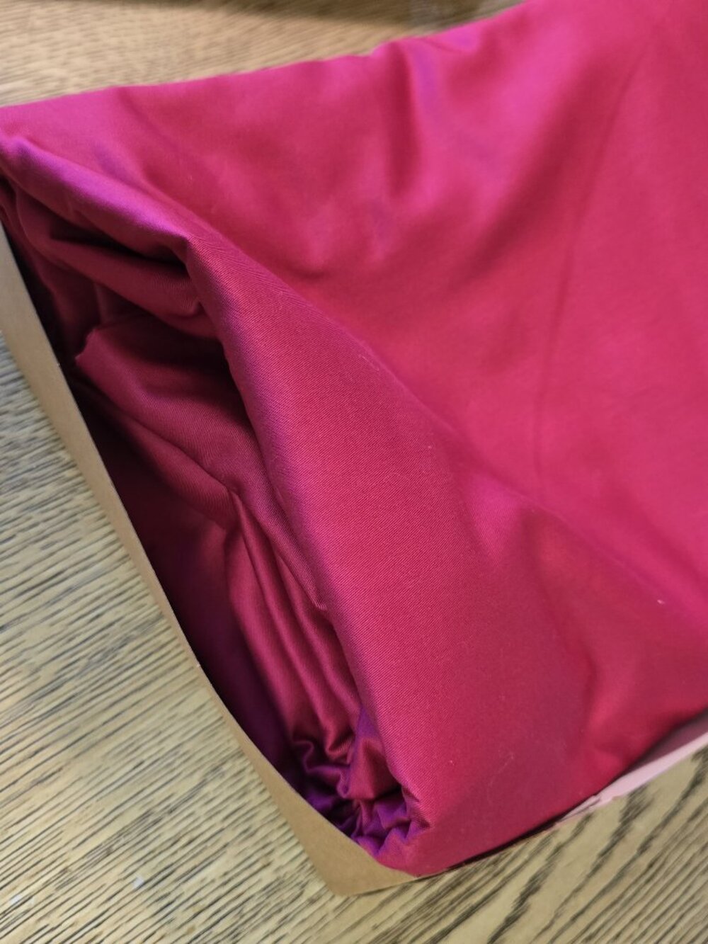 Dream Designs NEW Organic Cotton Sateen Duvet Cover, Berry (Twin)